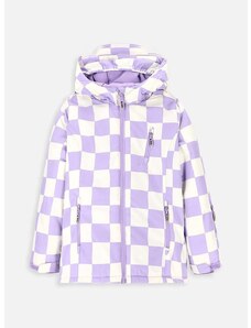 Otroška smučarska jakna Coccodrillo vijolična barva