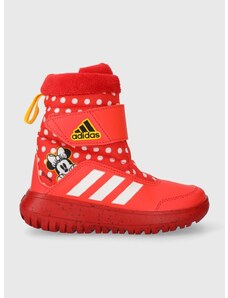 Otroške snežke adidas Winterplay Minnie C rdeča barva