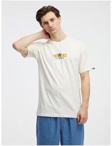 Men's cream T-shirt VANS Music Box - Men's