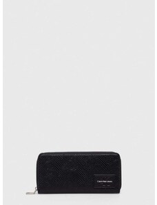 Denarnica Calvin Klein Jeans ženski, črna barva