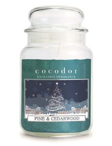Dišeča sveča Cocodor Christmas Pine & Cedarwood 550 g