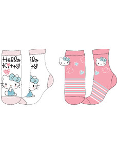 EPlus Komplet 2 parov otroških nogavic - Hello Kitty
