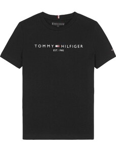 TOMMY HILFIGER Majica črna / bela