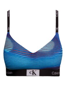 Calvin Klein Underwear Nedrček voda / temno modra / jagoda / črna