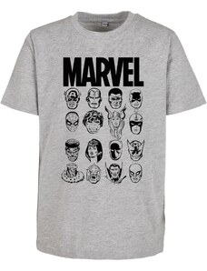 MT Kids Marvel Crew Children's T-Shirt Heather Grey