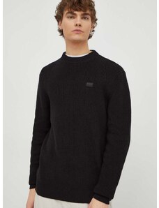 Bombažen pulover G-Star Raw črna barva