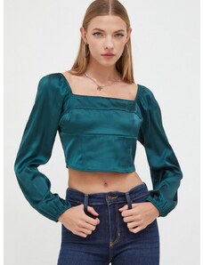 Majica Hollister Co. ženska, zelena barva