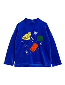 Otroški pulover Mini Rodini mornarsko modra barva
