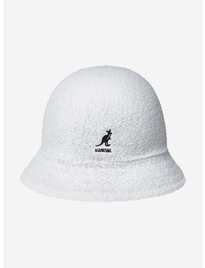 Dvostranski klobuk Kangol bela barva