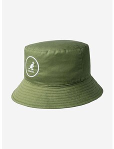 Klobuk Kangol Cotton Bucket zelena barva