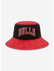 Bombažni klobuk New Era Washed Tapered Bulls rdeča barva