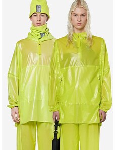 Vodoodporna jakna Rains Ultralight Anorak zelena barva