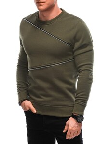 Inny Brezčasni olivno zeleni trendovski pulover VV2 OM-SSNZ-005