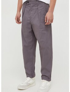 Bombažne hlače G-Star Raw vijolična barva