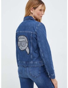 Jeans jakna Karl Lagerfeld ženska