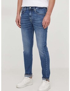 Kavbojke Calvin Klein Jeans moški, mornarsko modra barva