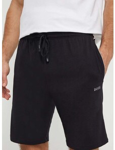 Kratke hlače lounge BOSS črna barva