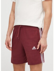 Kratke hlače adidas moški, bordo barva
