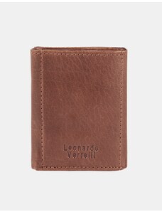 Tošn Moška denarnica Leonardo Verrelli Slick rjava