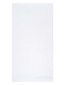 Velika bombažna brisača Kenzo Iconic White 92x150?cm