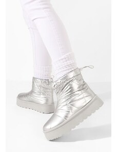 Zapatos Ženski škornji za sneg Katrina srebrne