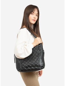 Black classic quilted Shelvt shoulder bag