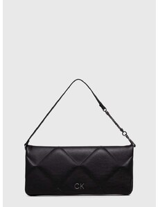 Večerna torbica Calvin Klein črna barva