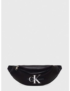 Torbica za okoli pasu Calvin Klein Jeans črna barva