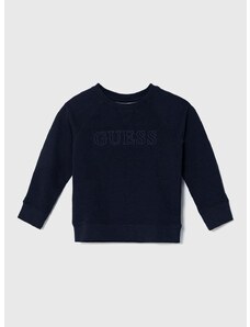 Otroški pulover Guess mornarsko modra barva