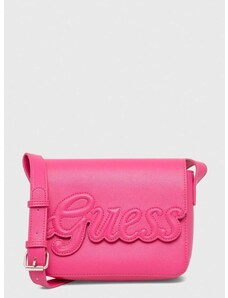 Otroška torbica Guess roza barva