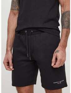 Kratke hlače Tommy Hilfiger moški, črna barva