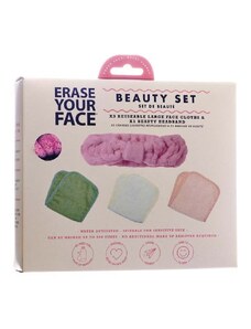 Komplet izdelkov za čiščenje kože obraza Erase Your Face Beauty Set