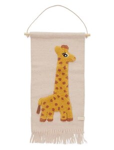 Stenska dekoracija OYOY Giraffe Wallhanger