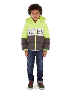 Otroška jakna Guess siva barva