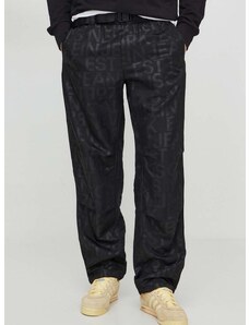 Hlače Calvin Klein Jeans moški, črna barva
