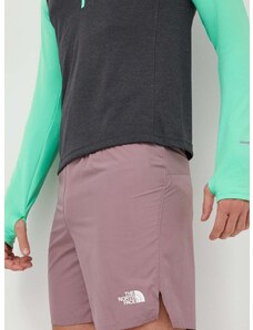Športne kratke hlače The North Face Limitless moške, vijolična barva