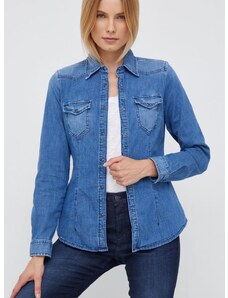 Jeans srajca Sisley ženska,