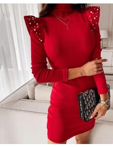 BeLoved Emilia obleka rdeča