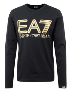 EA7 Emporio Armani Majica zlato-rumena / črna / bela