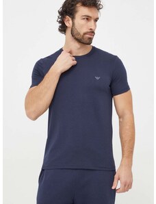 Majica lounge Emporio Armani Underwear 2-pack mornarsko modra barva