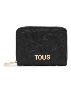 Usnjena denarnica Tous ženski, črna barva