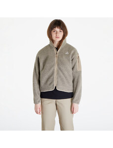 Nike ACG "Arctic Wolf" Polartec Oversized Fleece Full-Zip Jacket Khaki/ Summit White
