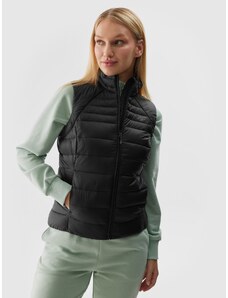 4F Women's recycled-fill down vest - black
