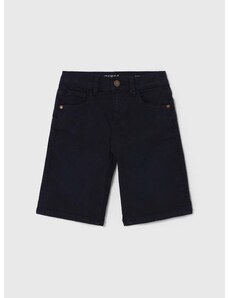Otroške kratke hlače iz jeansa Guess mornarsko modra barva