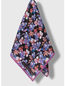Rutica s primesjo svile Lauren Ralph Lauren vijolična barva