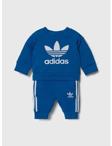 Trenirka za dojenčka adidas Originals mornarsko modra barva