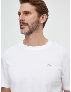 Bombažna kratka majica Marc O'Polo 2-pack moški, bela barva