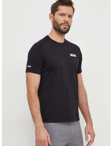 Kratka majica EA7 Emporio Armani moški, črna barva