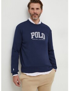 Pulover Polo Ralph Lauren moška, mornarsko modra barva