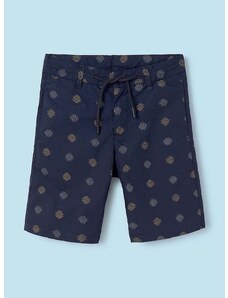 Otroške bombažne kratke hlače Mayoral mornarsko modra barva